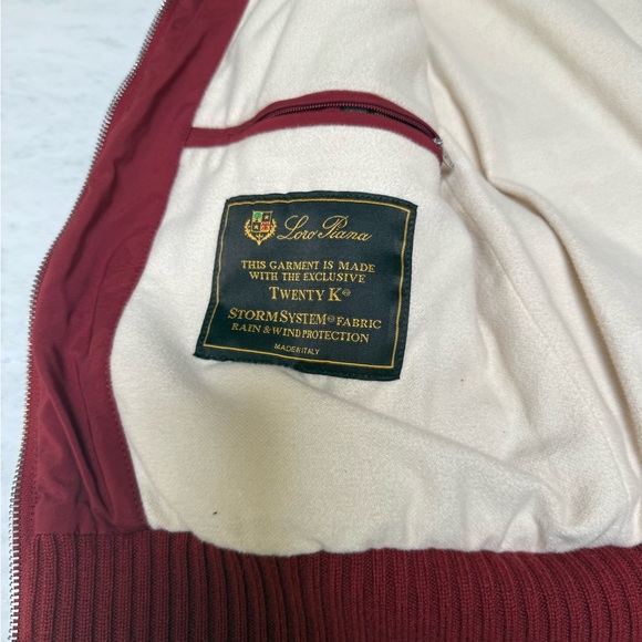 Loro Piana Vintage Red Quilted Vest - Size 44 - Picture 2 of 8
